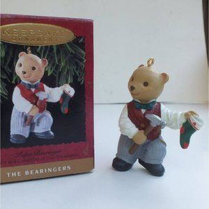 Hallmark Papa Bear, The Bearingers of Victoria Circle, Christmas Ornament 1993